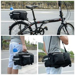 ROSWHEEL Τσάντα ποδηλάτου για rack, Multifunctional, 6L, Black | Gadgets | elabstore.gr