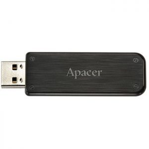 APACER USB Flash Drive AH325, USB 2.0, 32GB, Black | Συνοδευτικά PC | elabstore.gr