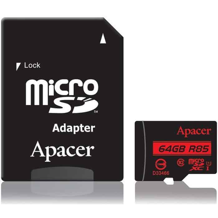 APACER Κάρτα Μνήμης Micro SDHC UHS-I U1 R85, 64GB, Class10 | eLabstore.gr APACER Κάρτα Μνήμης Micro SDHC UHS-I U1 R85, 64GB, Class10 | Συνοδευτικά PC | elabstore.gr