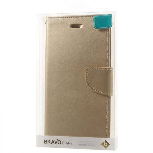MERCURY Θήκη Bravo Diary για iPhone 7 & 8, Gold | Αξεσουάρ κινητών | elabstore.gr