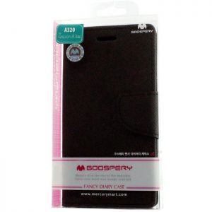 MERCURY Θήκη Fancy Diary για Galaxy A3 2017 (A320), Black | eLabstore.gr MERCURY Θήκη Fancy Diary για Galaxy A3 2017 (A320), Black | Αξεσουάρ κινητών | elabstore.gr