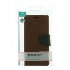 MERCURY Θήκη Fancy Diary για Samsung S8, Brown/Black | Αξεσουάρ κινητών | elabstore.gr