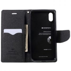 MERCURY Θήκη Fancy Diary για iPhone X, Black | Αξεσουάρ κινητών | elabstore.gr