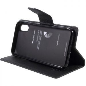 MERCURY Θήκη Fancy Diary για iPhone X, Black | Αξεσουάρ κινητών | elabstore.gr