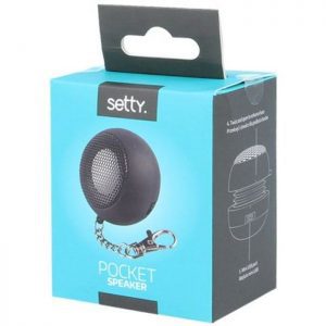 SETTY Speaker Pocket, 2.5Watt, 3.5mm jack, 180mAh, Orange | eLabstore.gr SETTY Speaker Pocket, 2.5Watt, 3.5mm jack, 180mAh, Orange | Συνοδευτικά PC | elabstore.gr