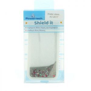 POWERTECH Θήκη Water stars για A3 2017, Silver, Blister | Αξεσουάρ κινητών | elabstore.gr