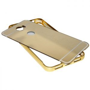POWERTECH Θήκη Metal Mirror για Huawei Y3II, Gold | Αξεσουάρ κινητών | elabstore.gr