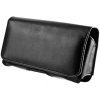 POWERTECH Leather Belt Case για Smartphone έως 6", Black | Αξεσουάρ κινητών | elabstore.gr