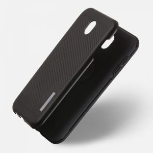 POWERTECH Θήκη Carbon Armor Hybrid για Samsung J3 2017 EU, Black | Αξεσουάρ κινητών | elabstore.gr