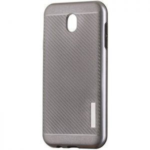 POWERTECH Θήκη Carbon Armor Hybrid για Samsung J3 2017 EU, Gray | Αξεσουάρ κινητών | elabstore.gr