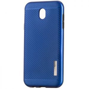 POWERTECH Θήκη Carbon Armor Hybrid για Samsung J3 2017 EU, Blue | Αξεσουάρ κινητών | elabstore.gr