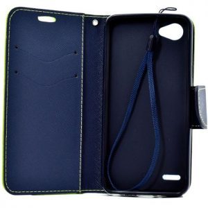 POWERTECH Θήκη Fancy για LG Q6, Lime/Navy | Αξεσουάρ κινητών | elabstore.gr
