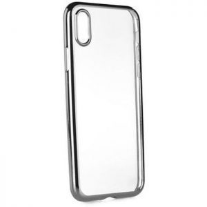 POWERTECH Θήκη Metal TPU για iPhone X, Silver | Αξεσουάρ κινητών | elabstore.gr