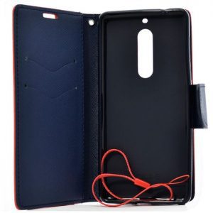 POWERTECH Θήκη Fancy για Nokia 8, Red/Navy | Αξεσουάρ κινητών | elabstore.gr