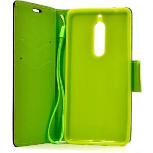 POWERTECH Θήκη Fancy για Nokia 8, Navy/Lime | Αξεσουάρ κινητών | elabstore.gr