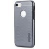 POWERTECH Θήκη Carbon Armor Hybrid για iPhone 7, Gray | Αξεσουάρ κινητών | elabstore.gr