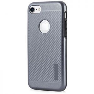 POWERTECH Θήκη Carbon Armor Hybrid για iPhone 7, Gray | Αξεσουάρ κινητών | elabstore.gr