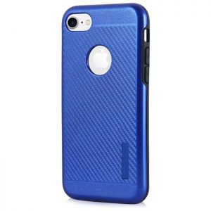 POWERTECH Θήκη Carbon Armor Hybrid για iPhone 7, Blue | Αξεσουάρ κινητών | elabstore.gr