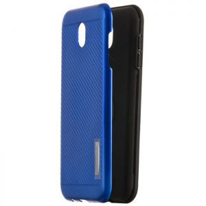 POWERTECH Θήκη Carbon Armor Hybrid για Samsung Galaxy J5 2017 EU, Blue | Αξεσουάρ κινητών | elabstore.gr