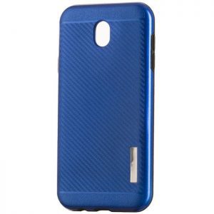 POWERTECH Θήκη Carbon Armor Hybrid για Samsung Galaxy J5 2017 EU, Blue | Αξεσουάρ κινητών | elabstore.gr