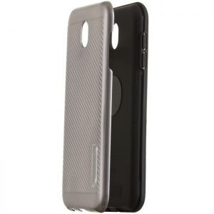 POWERTECH Θήκη Carbon Armor Hybrid για Samsung Galaxy J5 2017 EU, Gray | Αξεσουάρ κινητών | elabstore.gr