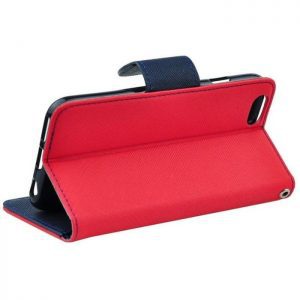 POWERTECH Θήκη Fancy Book για iPhone 7/8, Red-Navy | Αξεσουάρ κινητών | elabstore.gr