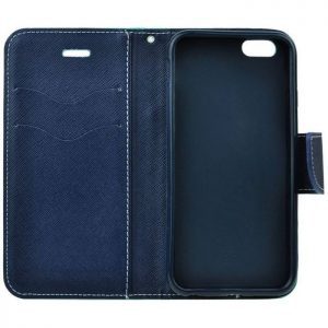 POWERTECH Θήκη Fancy Book για iPhone 7/8, Red-Navy | Αξεσουάρ κινητών | elabstore.gr