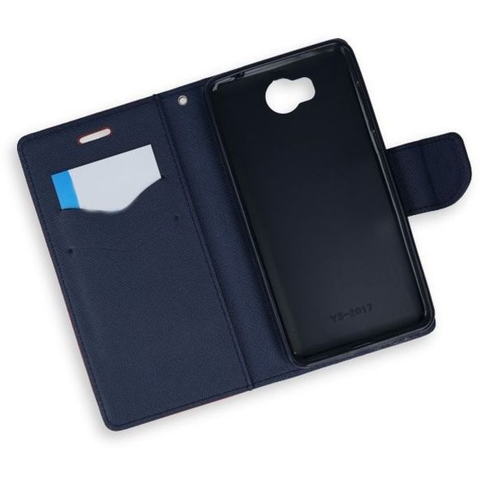 POWERTECH Θήκη Fancy για Huawei Y5/Y6 II, Red-Navy | eLabstore.gr POWERTECH Θήκη Fancy για Huawei Y5/Y6 II, Red-Navy | Αξεσουάρ κινητών | elabstore.gr