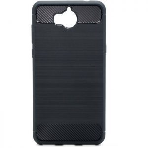 POWERTECH Θήκη Carbon Flex για Huawei Y5/Y6 2017, Black | Αξεσουάρ κινητών | elabstore.gr