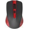 POWERTECH Wireless Mouse, Οπτικό, 1600 DPI, μαύρο-κόκκινο | Συνοδευτικά PC | elabstore.gr
