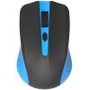 POWERTECH Wireless Mouse, Οπτικό, 1600 DPI, μαύρο-μπλε | Συνοδευτικά PC | elabstore.gr