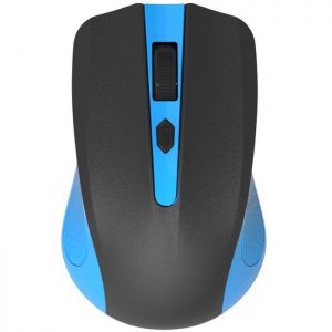 POWERTECH Wireless Mouse, Οπτικό, 1600 DPI, μαύρο-μπλε | Συνοδευτικά PC | elabstore.gr