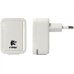 ROAR Φορτιστής PT-495, 2x USB, 2.1A, λευκός | Αξεσουάρ κινητών | elabstore.gr