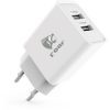 ROAR Φορτιστής PT-498, 2x USB, 2.4A, White | Αξεσουάρ κινητών | elabstore.gr