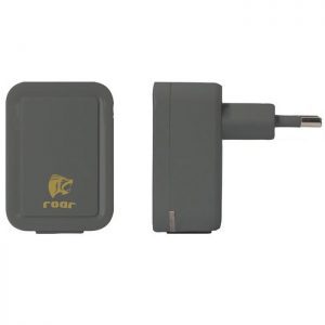 ROAR Φορτιστής PT-500, 2x USB, 2.1A, Black | Αξεσουάρ κινητών | elabstore.gr