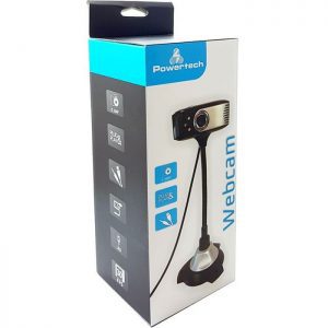 POWERTECH Web Camera 0.3MP, 30fps, Plug & Play, 1.1m, Black | Συνοδευτικά PC | elabstore.gr