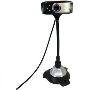 POWERTECH Web Camera 0.3MP, 30fps, Plug & Play, 1.1m, Black | Συνοδευτικά PC | elabstore.gr