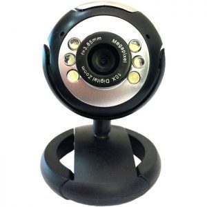 POWERTECH Web Camera PT-509 1.3MP, Plug & Play, μαύρη | Συνοδευτικά PC | elabstore.gr