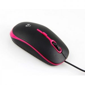 POWERTECH Ενσύρματο ποντίκι, Οπτικό, 1600DPI, USB, 1.35m, Μαύρο-Κόκκινο | Συνοδευτικά PC | elabstore.gr