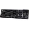 POWERTECH Gaming Πληκτρολόγιο PT-609, Ενσύρματο, White Backlit, Μαύρο | Συνοδευτικά PC | elabstore.gr