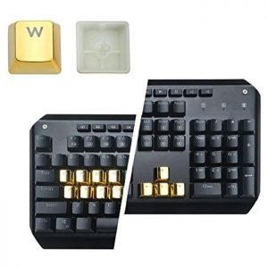 REDRAGON πλήκτρα για Cherry MX μηχανικό πληκτρολόγιο A103, 12τμχ, χρυσά | Συνοδευτικά PC | elabstore.gr
