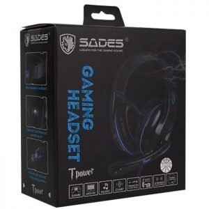 SADES Gaming headset Tpower με 40mm ακουστικά, Blue | eLabstore.gr SADES Gaming headset Tpower με 40mm ακουστικά, Blue | Συνοδευτικά PC | elabstore.gr