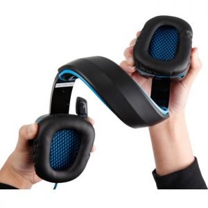 SADES Gaming Headset Gpower με 40mm πανίσχυρα ακουστικά, Blue | Συνοδευτικά PC | elabstore.gr