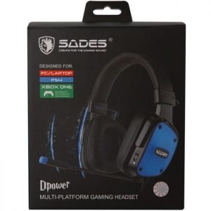 SADES Gaming Headset Dpower, 3.5mm, 40mm ακουστικά, Blue | eLabstore.gr SADES Gaming Headset Dpower, 3.5mm, 40mm ακουστικά, Blue | Συνοδευτικά PC | elabstore.gr