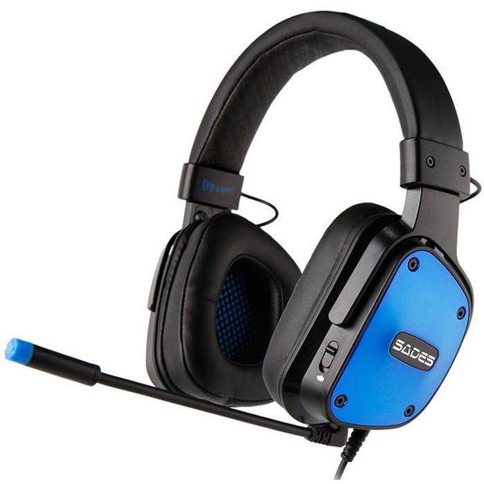 SADES Gaming Headset Dpower, 3.5mm, 40mm ακουστικά, Blue | eLabstore.gr SADES Gaming Headset Dpower, 3.5mm, 40mm ακουστικά, Blue | Συνοδευτικά PC | elabstore.gr