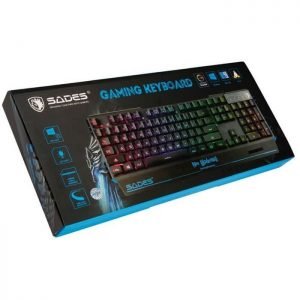 SADES Gaming Keyboard Neo Blademail, RGB Backlit, Membrane | Συνοδευτικά PC | elabstore.gr