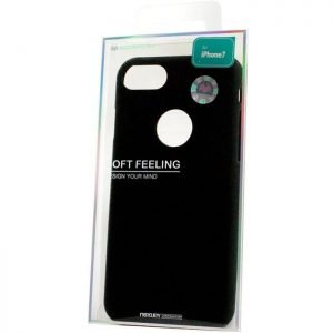 MERCURY Θήκη Soft Feeling Jelly για iPhone 7, Black | Αξεσουάρ κινητών | elabstore.gr
