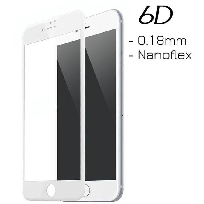 POWERTECH Tempered Glass 6D (0.18MM), Flex, Full Glue, iPhone 7 & 8, WH | eLabstore.gr POWERTECH Tempered Glass 6D (0.18MM), Flex, Full Glue, iPhone 7 & 8, WH | Αξεσουάρ κινητών | elabstore.gr