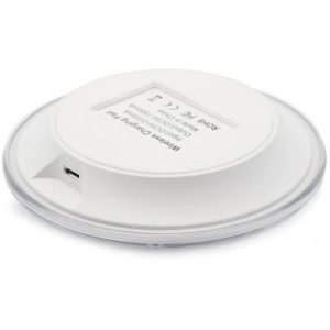 Wireless QI charger pad S6, 1A, White | eLabstore.gr Wireless QI charger pad S6, 1A, White | Αξεσουάρ κινητών | elabstore.gr