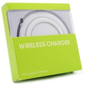 Wireless QI charger pad S6, 1A, White | eLabstore.gr Wireless QI charger pad S6, 1A, White | Αξεσουάρ κινητών | elabstore.gr